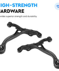 Honda Accord Front Lower Control Arm With Ball Joint Kit For 2008 2012 And Acura TSX 2009 2014 Driver And Passenger Sides Replacement End Link Suspension Upgrade Four Piece Set, black metal arms