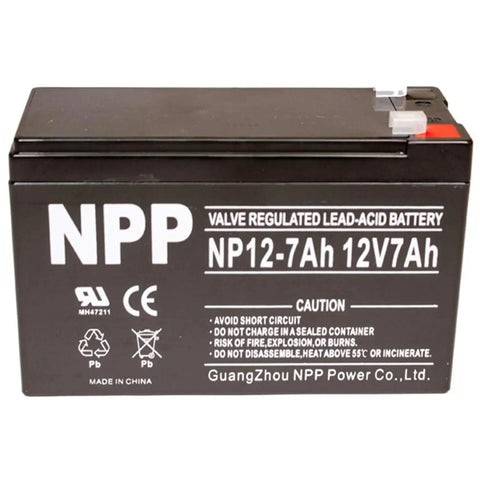 12 Volt 7.0Ah Sealed Lead Acid Battery For Gate Openers And Multi Use Systems Maintenance Free Power Pack For Automatic Gates