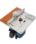 Heavy Duty Aluminum Router Table Insert Plate For Table Saw With Tight Center Bushing And Miter Guide Set, detailed view.