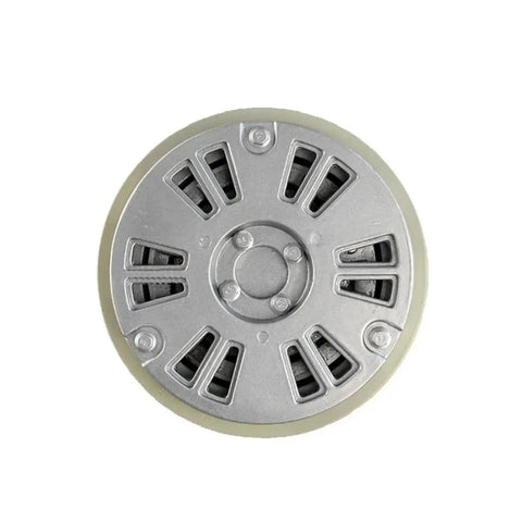 Top view of Magnetic Powder Brake FZ25A-1 2.5kg Single Axis Industrial Brake, durable alloy build, circular design
