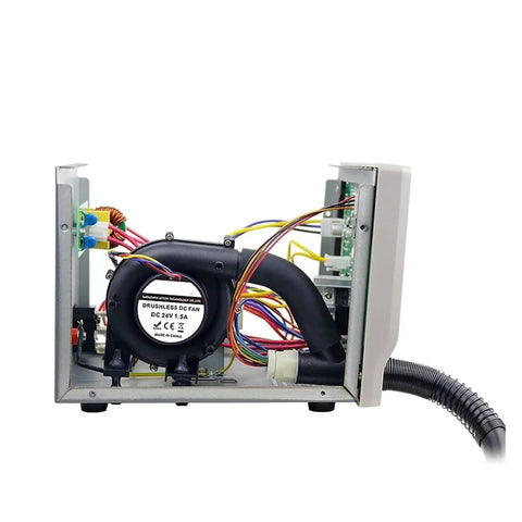 Internal components of Hot Air Soldering Station 1000W Lead Free Rework Workhorse With Intelligent Digital Display.