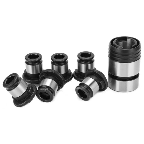 Fast Change Chuck Set With Multiple Tap Sockets for drills, featuring alloy construction and quick switch handle, efficient workflow