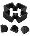Outdoor Sectional Sofa Clips 4 Pack For Patio Furniture Easy Install Rattan Wicker Chair Fasteners No Fuss Connectors, Black