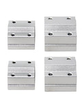 Badass Universal Linear Motion Ball Bearing Slide Block Bushing For CNC 3D Printer Shaft Guide Tough Aluminum Housing Smooth Glide High Quality Replacement Parts - Aluminum slide blocks.