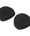 Comfy Armrest Pads For Indoor Cycling Bikes, EVA cushioning, black 2-piece set viewed from above, ergonomic design