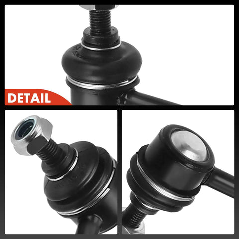 Close-up details of Set Of 4 Front And Rear Sway Bar Links Kit Stabilizer Links for Toyota Camry Avalon Solara Lexus RX300 ES300