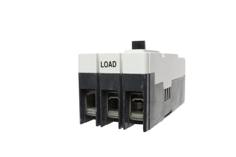 Heavy Duty 3 Pole Motor Circuit Protector Breaker Replacement For Industrial Panels 250 Amp side view showing the load terminals.