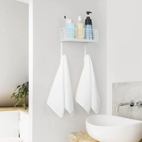 Wall Mounted Ironing Board Holder With Storage Shelf And Removable Hooks No Fuss Install Heavy Duty Laundry Room Iron Organizer