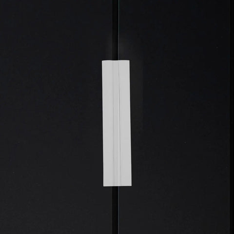 Close-up of self adhesive acrylic continuous hinges for cabinets and refrigerator doors 150x33mm 2 pack no drill easy install hardware