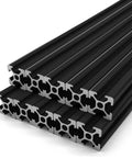 10 Pack T Slot 2020 Aluminum Extrusion 600mm European Standard Black Anodized Profile For CNC DIY Builds And Makers 20X20mm Cross Section