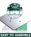 Heavy Duty Mechanical Kitchen Scale 44Lb 20Kg Portion Control Dial Scale with Stainless Steel Platform, close-up view