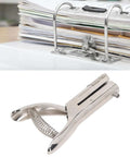 Heavy Duty 6mm Round Hole Punch for Paper ID Cards PVC Cards and Badge Photos Stainless Steel Handheld Single Circle Punch