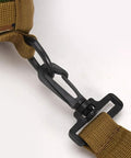 Close-up of a hook and strap on the Waterproof Tactical Crossbody Backpack With MOLLE System Outdoor EDC Sling Chest Bag
