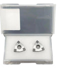 High-Precision Lathe Tool Inserts WNMG080404 CBN-6 And WNMG080408 CBN-6 in box, boron nitride blades, 2 pack