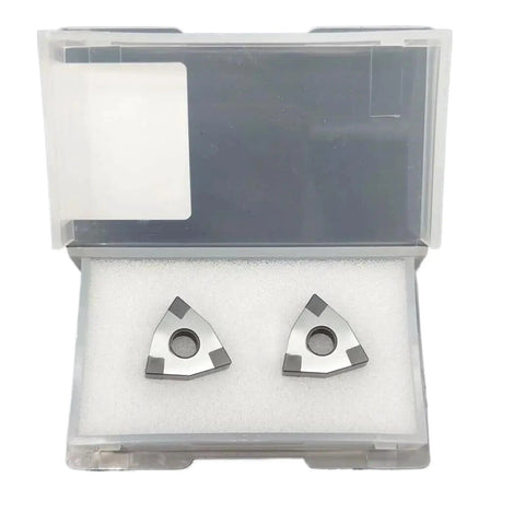 High-Precision Lathe Tool Inserts WNMG080404 CBN-6 And WNMG080408 CBN-6 in box, boron nitride blades, 2 pack