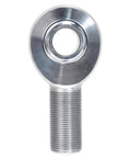 Track Day Ready Chromoly Rod End Ball Joint Featuring One Inch Bore And One One Quarter Twelve Thread Hard Chrome Finish, front view.