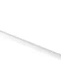 Prestige Skyline Collection 24 Inch Shower Door Towel Bar Matte White Solid Brass Bath Accessory With Easy Install Hardware Included