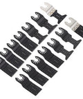 14 Piece Oscillating Multi Tool Saw Blade Set For Universal Fit And Precise Cuts Durable Pro Grade Replacement Blades
