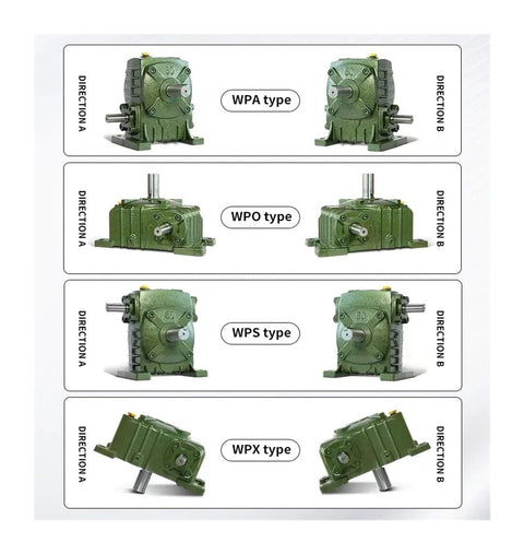 Heavy Duty Gearbox Worm Gear Reducer With Iron Shell And Time Delay For High Torque In Small Motors And Transmission Gears