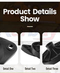 Close-up of Two Pack Replacement Hand Wheel for Table Saw 089290001054 Fits Model R4513, showcasing durable steel details.
