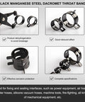 Wevdn 20-pack 3/8 in ID spring band clamps, manganese steel automotive hose clips.