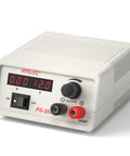 Adjustable DC Power Supply With Dual LCD Display Dope Benchtop Power Supply Regulated 3V To 12V Outputs PS-28A with controls visible