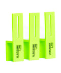 3 Piece Adjustable Carpenter Jig Set Helps You Nail Scribing Fillers And Toe Kicks Dead On With No Sweat Setup, green jigs.