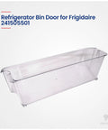 Premium Bin Door Replacement for Frigidaire Refrigerators Fits Models 241505501 clear plastic drawer