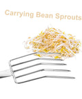 Small Stainless Steel Garden Fork For Ladies carrying bean sprouts
