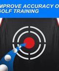 Quiet Mercerized Velvet Golf Target Cloth For Backyard Driving Range And Practice Net Noise Dampening Indoor Outdoor Target Fabric With Elastic Bungee Hooks For Easy Setup