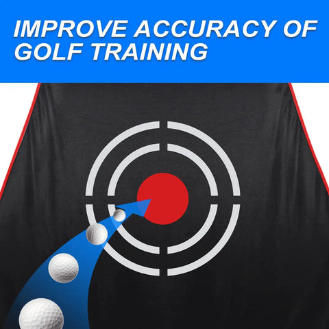 Quiet Mercerized Velvet Golf Target Cloth For Backyard Driving Range And Practice Net Noise Dampening Indoor Outdoor Target Fabric With Elastic Bungee Hooks For Easy Setup