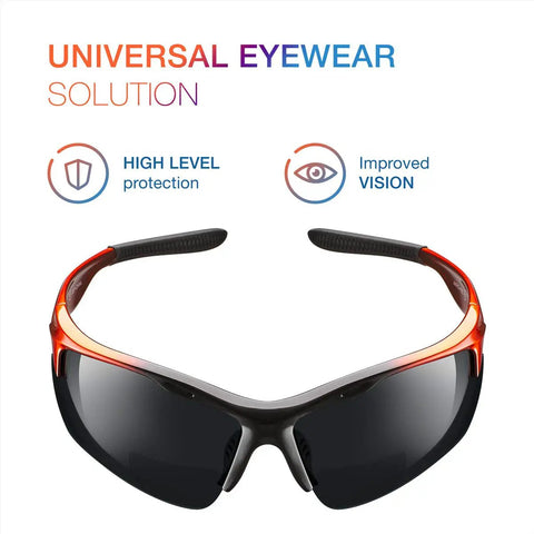 Rebel Bifocal Safety Glasses 2.5 Diopter Clear Lenses ANSI Z87 Plus Impact UV Protection Built In Reader Polycarbonate Frames
