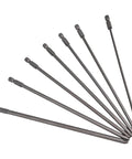 Top Notch Long Screwdriver Bits Set With 6.35mm Shank And 200mm Length For Heavy Duty Electric Drill Jobs Featuring Magnetic Phillips PH1 PH2 Heads Made From Tough Steel For Reliable Performance Every Single Time On Any Project You Got Going. 7 steel bits