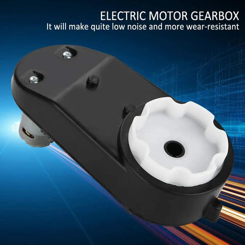Electric Motor Gearbox For Kids Ride On Cars 6V 12V High Speed 12000 To 20000 RPM Quiet Durable Gearbox With Metal Middle Gear For Power Wheels Toy Cars