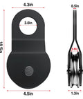 8 Ton Off Road Winch Recovery Snatch Block Pulley Doubles Your Winch Capacity For Tough Trails, showing dimensions