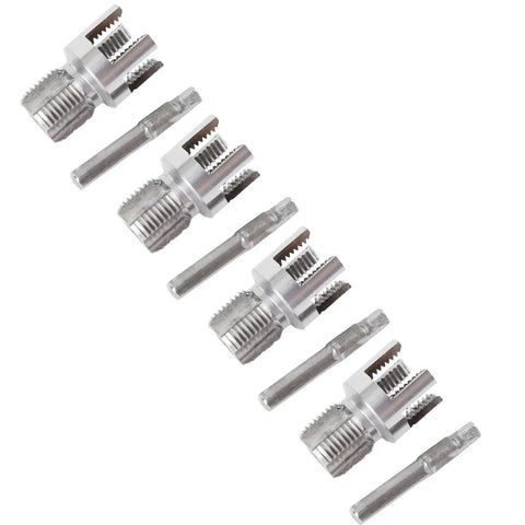 Heavy Duty Internal External Pipe Threading Tool For Half Inch Pvc And Ppr Lines with precision steel threads and drill bits.