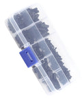 Rock Solid Nylon Standoff Spacer Kit For Circuit Boards With 250 Pieces Includes Male And Female Hex Pillars Anti Signal Interference Easy Mounting Great For Chip Thermal Channels M2 Dual Pass D Model, clear organizer case