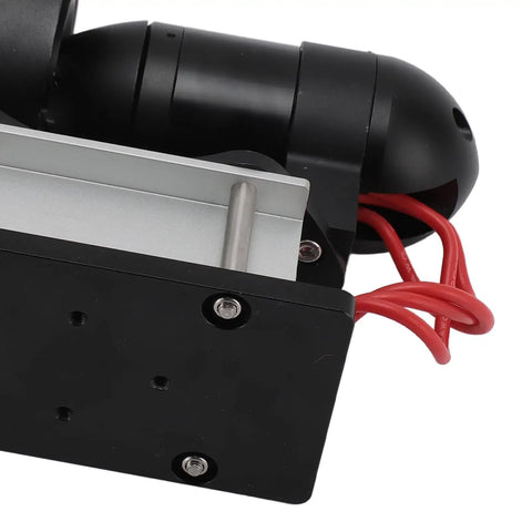 Close-up of Underwater Thruster For Kayaks And RC Boats With 12 To 25.2V Brushless Motor And 11.3 Kg Thrust, sealed housing.