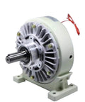 Single Axis Magnetic Powder Brake With Base And Dual Axis Clutch For High Temperature And High Frequency Loads Heavy Duty Industrial Grade Drive Component For Tough Machines