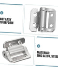 LIFKOME cabinet door hinge replacement damping mechanism; zinc alloy and steel hinges for cabinets (2-pack)