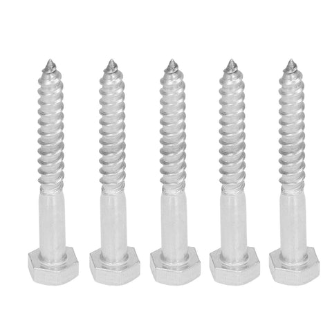 Premium 304 Stainless Steel Half Thread Hex Lag Screws Self Tapping For Wood Carpentry And Outdoor Roof Components Built To Last