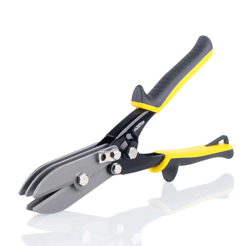 5 Blade Sheet Metal Crimping Tool For 22 Gauge Galvanized Steel And 28 Gauge Stainless Steel with black and yellow handles