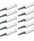 10 Pack Magnetic Push Latches For Cabinets And Wardrobes, Touch To Open Kitchen Door Hardware With Easy Install No Tools Needed