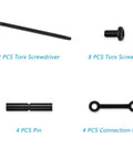 Heavy Duty Anti Rotation Pins Set Of 2 For Industrial Machinery And Motorcycle Engines No Slip Balancing Bars Prevent Twisting During Service Built From Corrosion Resistant Steel For Long Lasting Performance with screws, screwdriver, pins, and rods