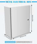 Heavy Duty Tough As Nails Outdoor Electrical Enclosure Box 20x12x10 Inches IP66 Weatherproof Junction Box dimensions