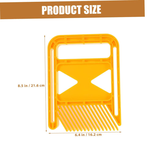 Built Damn Tough Woodworking Featherboard For Table Saw Safety And Router Tables Featuring Zero Slip Grip Design Durable High Grade Material Shop Essential Gear, yellow, 8.5x6.4 inches.