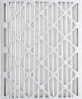 Pleated MERV 12 Air Filters 13.5 X 24.5 X 1.75 In Fit 14 X 25 X 2 Nominal Size, front view of filter grid design.