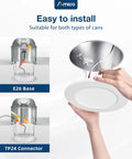 Installation process of Premium Recessed Lighting Fits 5 Or 6 Inch Cans Flat Led Can Lights and connectors.