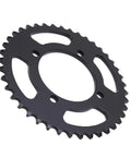 41 Tooth Rear Sprocket Black Steel For 420 Chain Compatibility Beefy Gear For Electric Bicycles Motorcycles Beach Vehicles 170mm Diameter 76mm Bore Delivers Precise Power Transfer And Smooth Acceleration.