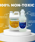 Two bottles of GREENEZ furniture stripper and finishing cleaner, showcasing Heavy Duty Paint Varnish Remover Gel Strips Epoxy And Wood Stains From Furniture And Decks Fast With A No Sweat Soy Based Formula That Does The Heavy Lifting Without Harmful Fumes Left Behind Now.